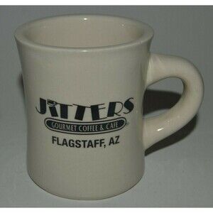 Vintage JITTERS Flagstaff Arizona AZ Route 66 Restaurant Ware Coffee Mug RARE